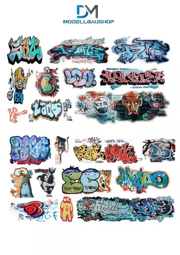 Graffiti muro decalcomania