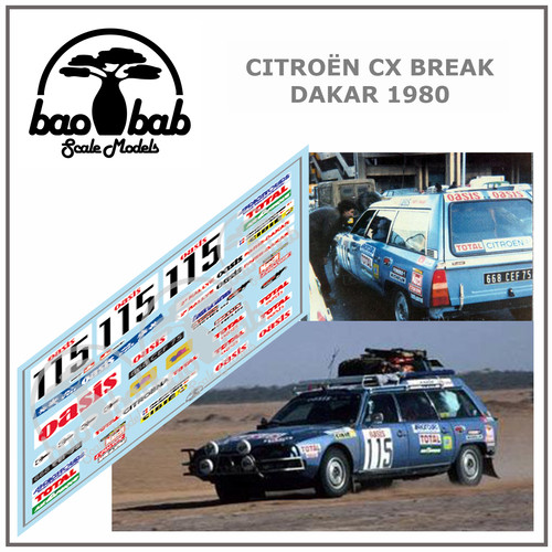 Calcas citroën cx break - 1/43,