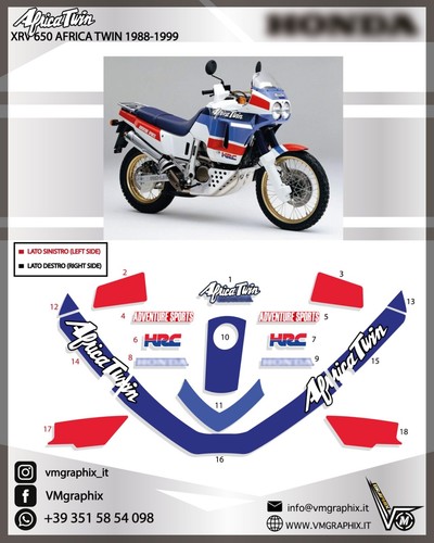 Adesivi xrv 650 - xrv,