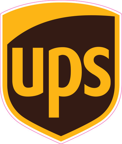 Ups logo sticker waterproof - ups,