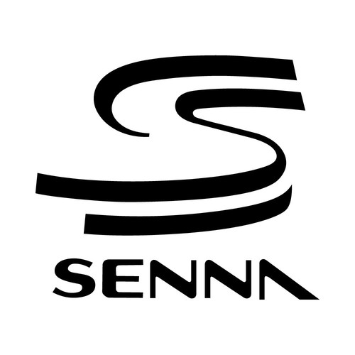 Pegatina ayrton senna - pegatina, vinilo