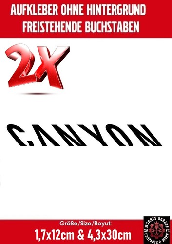 Adesivi logo canyon - adesivi, sticker