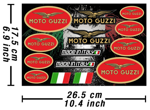 Moto guzzi decal stickers - decal,