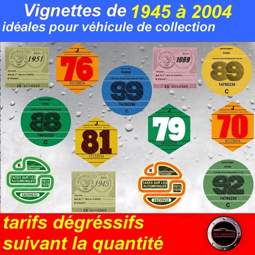 Vignette fiscale car sticker - fiscale,