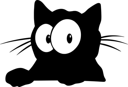 Adesivo decal sticker - decal, gatto
