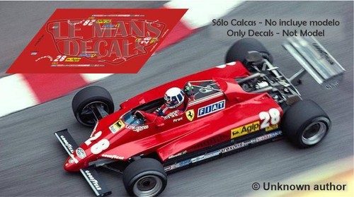 Decals ferrari 126 - ferrari,