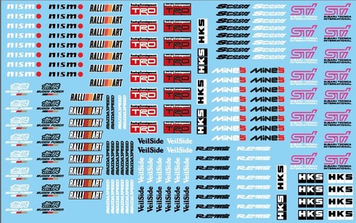 Hotwheels decalcomanie - 1:64,