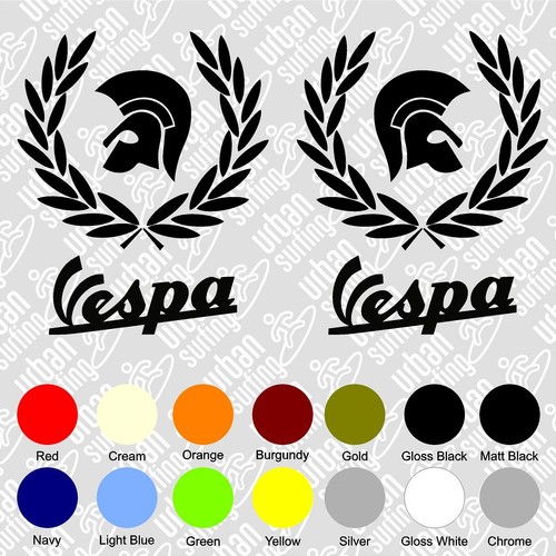 Trojan vespa set adesivi - trojan,