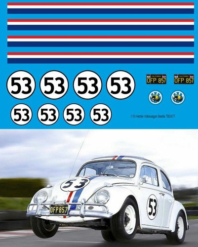 Herbie rc decals per - ,