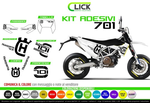 Husqvarna 701 adesivi grafiche - husqvarna,