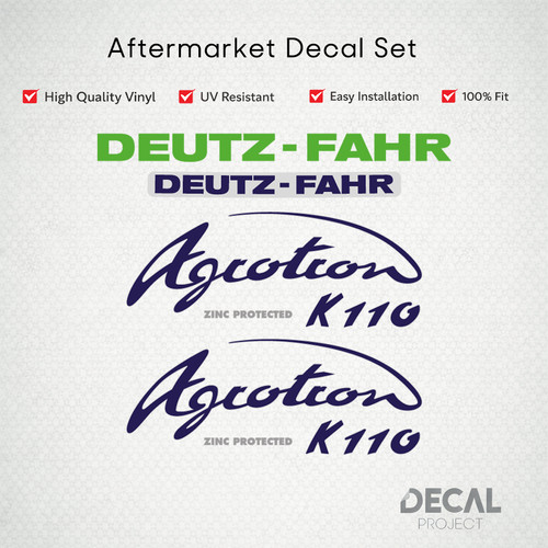 Deutz fahr agrotron - deutz-fahr, decal