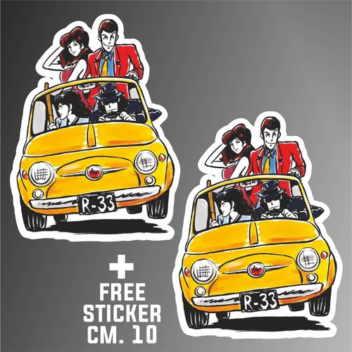 Adesivo lupin sticker - adesivo, 3