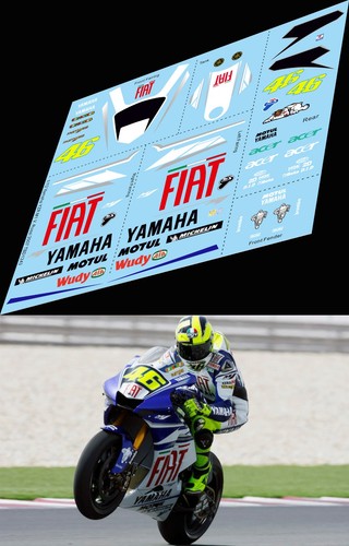 Decals per yamaha - 1/12,