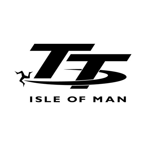 Pegatina isle man - tt, vinilo